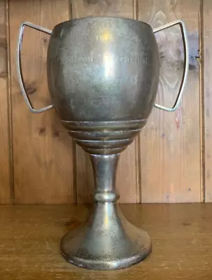 Medium/Large Vintage Silver Plate Trophy Trophies Loving Cup • $49.77