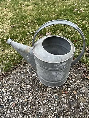 Vintage Watering Can Galvanized Metal • $20