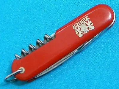 Vintage Wenger Delemont Commander Zurich Sak Swiss Army Sportsman Knife Knives • $179.99