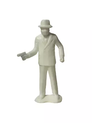 Louis Marx Untouchables Capone Mob Robber Toy Soldier Plastic Figure WHITE Mask • $15.91