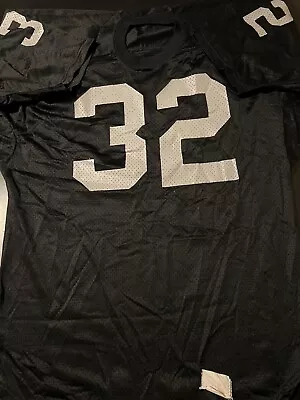 Vintage 90s Oakland Raiders Marcus Allen No. 32 Jersey NFL Football  • $29.99