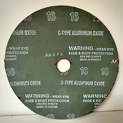 7 Inch Sanding Disc 16 Grit / Premium Aluminum Oxide Resin Fiber Disc • $11