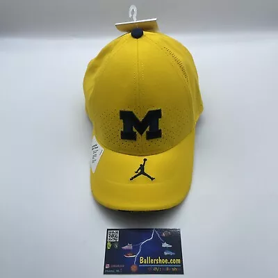 Nike Jordan On-Field Dri-Fit Michigan Wolverines Performance Flex Hat DC4568-728 • $29.99