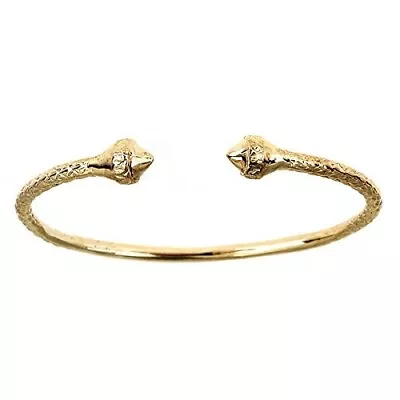 Better Jewelry 14K Yellow Gold BABY West Indian Bangle W. Pointy Ends • $748