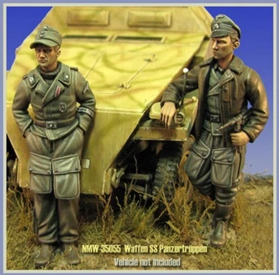 $14.99 • Buy 1/35 Resin German SS 2 Soldiers Unpainted Unassembled 226-sb