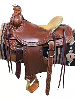 15.75  New McCall Saddlery Lite Will James Western Ranch Saddle 149-922 • $3980