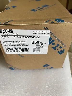 New Eaton MOELLER NZM2-XTVD NZM2XTVD Circuit Breaker Handle Expedited Shipping • $89