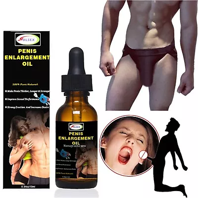 Men Massage Oil Enhancement Erection Cream Oil Longer Thicker Energy Massage Oil • $8.11