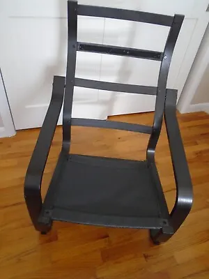 IKEA POANG Armchair FRAME ONLY Black-Brown - Comfortable - Excellent Condition! • $63