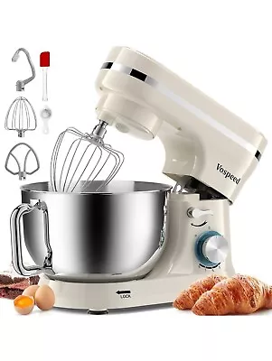 Vospeed Stand Mixer Dough Blender 5 QT 1000W Food Electric Cake White  • £81.99