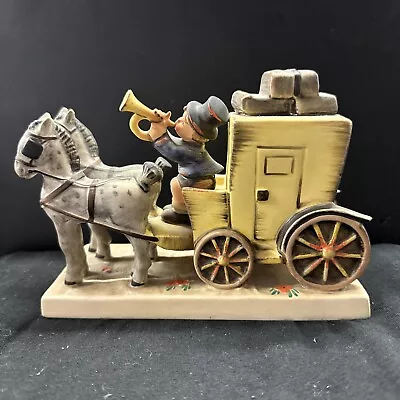 VINTAGE 1952 Hummel  The Mail Is Here Figurine  #226 - Boy Drawn Carriage • $60