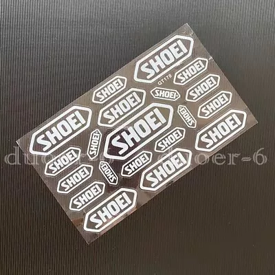 Motorcycle Fuel Tank PVC Emblem Decals For Shoei Bike Badge Reflective Stickers • $11.90