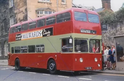 Bus Photo Of A Oxford City Photograph 201 Leyland Atlantean Picture Ubx46. • £1.30