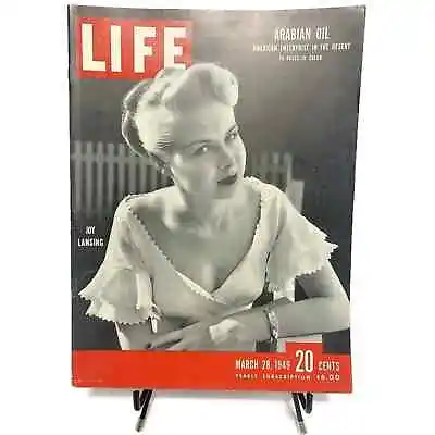 Life Magazine March 28 1949 American Enterprise In The Desert Arabian Oil • $12.71