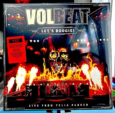 VOLBEAT Let's Boogie Live From Telia Parken *SEALED* ORIG 2018 Vinyl Record 3LP • $19.99