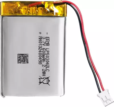 EEMB Lithium Polymer Battery 3.7V 600mAh 503042 Lipo Rechargeable Battery Pack & • £11.30