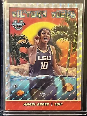 2023-24 Bowman University Best ANGEL REESE Victory Vibes Geometric Refractor • $4.99