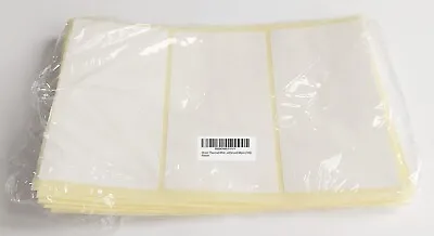 £2.39 • Buy 100 Plain White Sticky Self Adhesive Stickers Address Labels 100x50 4x2 