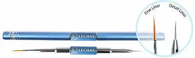 Lechat Dual Sided Brush Fine Liner & Detail Liner Nail Art Brush #LCTHB04 • $19.99