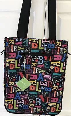 Vera Bradley Laptop Travel Tote From A To Vera Frill Computer Bag New Colorful • $79