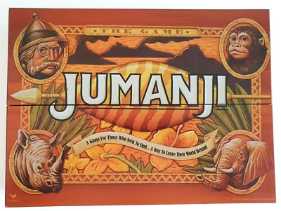$44.99 • Buy Jumanji Board Game In Wooden Box - COMPLETE - Spin Master 2017