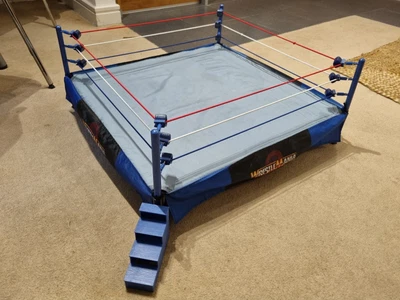 £69.99 • Buy Wicked Cool Toys WWE Authentic Scale Ring With Wrestlemania 2 Ring Skirt