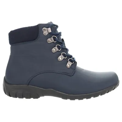 Propet Dani Winter Lace Up Booties Womens Blue Casual Boots WBA062NNVY • £85.66