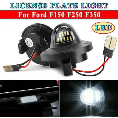 2Pcs For Ford F350 F150 F250 LED License Plate Light Bulb Assembly Replacement • $9.99