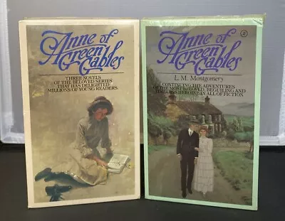 Anne Of Green Gables 2 Boxed Book Sets Books 1-6 L M Montgomery Vintage 1980’s • $19.95