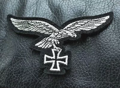 Eagle Biker PATCH Motorcycle  Maltese Cross MCC Rally MOTORHEAD WW2 LUFTWAFFE • £7.99