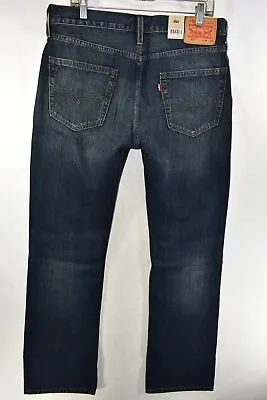 New Levi's 527 Slim Bootcut Boot Cut Blue Jeans Mens Size 34x34 • $34.99