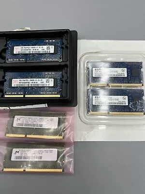 Lot Of 6 DDR3 MacBook Pro RAM Hynix 4GB Elpida 4GB Micron 2GB • $15.50