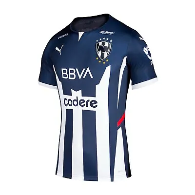 Jersey Puma Rayados De Monterrey For Womens Home Whithe Blue  21-22 Soccer • $45