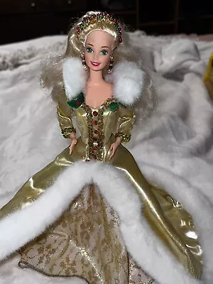 Mattel Barbie Doll “Happy Holidays 1994” Special Edition Gold Christmas Vintage • $15.60