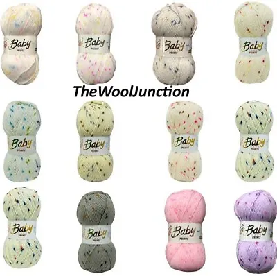 Baby Wool Soft DK Double Knitting Yarn Woolcraft Babycare 100g BUY 10+ SAVE 5% • £2.79