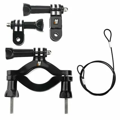 GoPro Hero Strong 2.5  Roll Bar / Cage Handlebar Mount 3-Way Arm + Safety Tether • $10.44