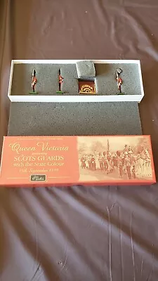 Britains: Boxed Set 5991 - Scots Guards W/ State Colour C1900. MIB • $45