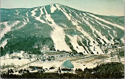 Aerial View Mt Snow And Fountain Mountain Vermont VT 1971 Chrome Postcard B58 • $5.94