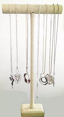 £17.99 • Buy Tall Burap Weave Long Necklace Pendant Jewellery T Bar Display Stand Holder