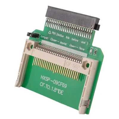 Cf Merory Card Compact Flash To 50Pin 1.8  Ide Hard Drive Ssd Adapter R4U35426 • £4.72