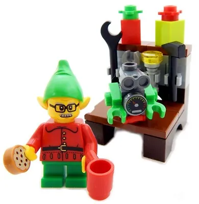 NEW LEGO CHRISTMAS ELF WORKSHOP Lot With Robot Toy Santa Claus 10182 Minifigure • $12.99