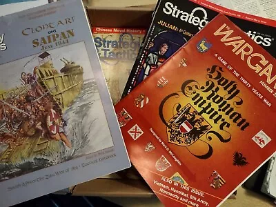 $22.99 • Buy Lot Of 7 Strategy And Tactics And Wargamer Games With Magazines! Rare Games!