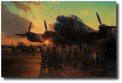 Final Briefin By Anthony Saunders - Lancaster - Dambusters - 1 Signature • £154.27