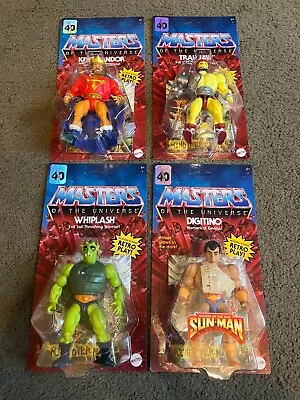 ✅ Mattel Masters Of The Universe Origins WAVE 10 Set Whiplash Randor Dig Trap ✅ • $165