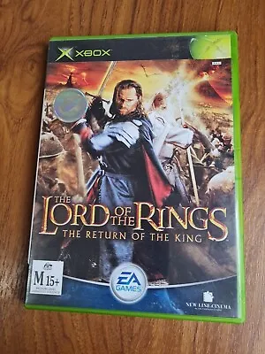 The Lord Of The Rings The Return Of The King Microsoft Xbox Complete With Manual • £7.59