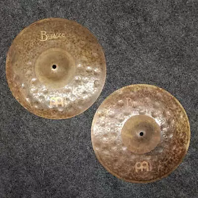 Used Meinl Byzance Extra Dry Medium Hi Hat Cymbals 13  - Very Good • $384.99