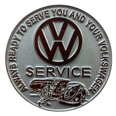 Vintage VW VOLKSWAGEN Car Club Badges In Badges & Mascots BUS THING Service Logo • $40