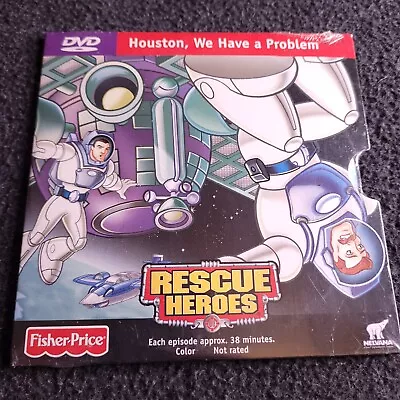 New Fisher-Price Rescue Heroes DVD Houston We Have A Problem Trapped Beneath Sea • $7.98