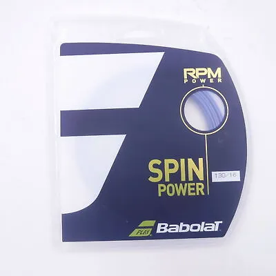 Babolat RPM Power Tennis Racket String 1.30mm/16G Electric Blue 12M • $15.99