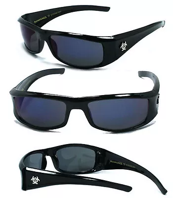 New BioHazard Mens Sunglasses - Blk/Blue#BZ01 • $18.55